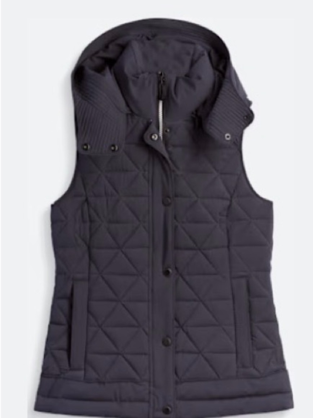 Marc Jacobs Quilted Hooded Vest - Blue